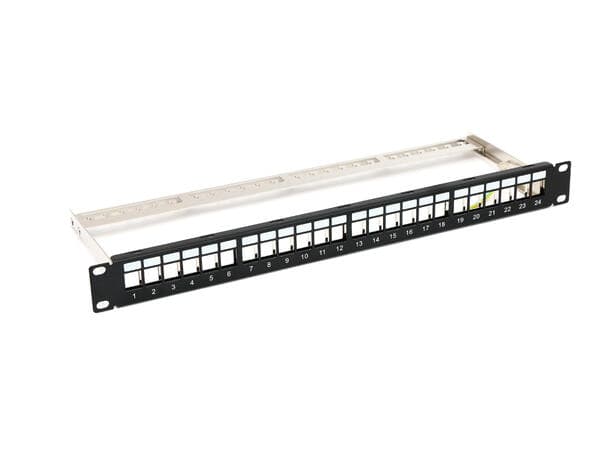 Jotec 19" panel skjermet for 24 keystone
